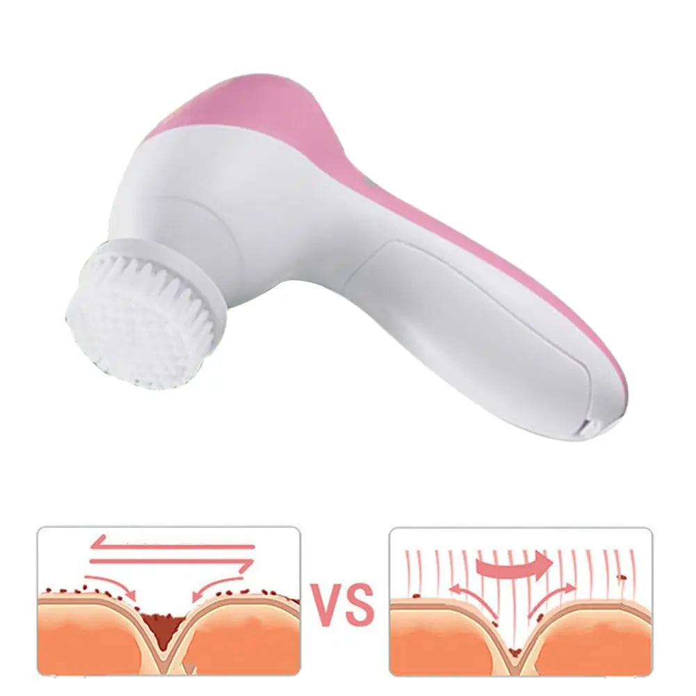 Electric Facial Cleaner Brush Skin Care Massage Blackhead Cleaning Facial Cleanser Tools