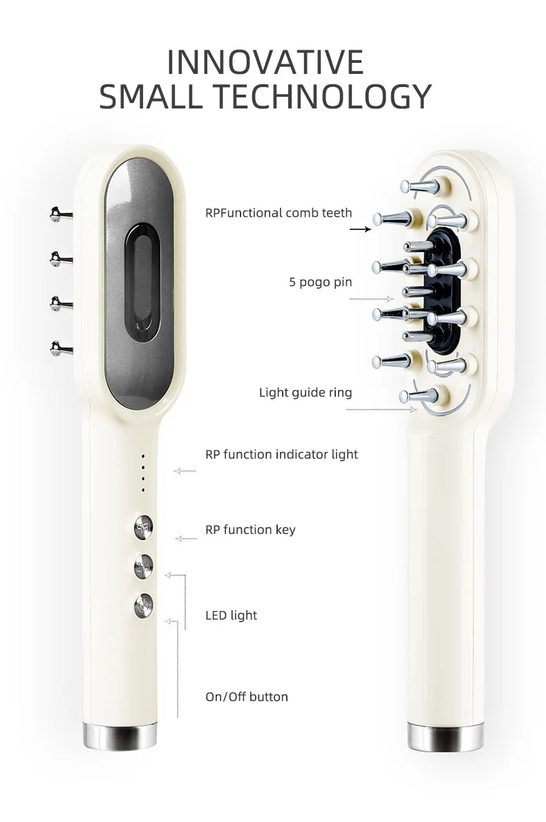 Electric Massage Comb Hair Growth Applicator Anti-Hair Loss Treatment