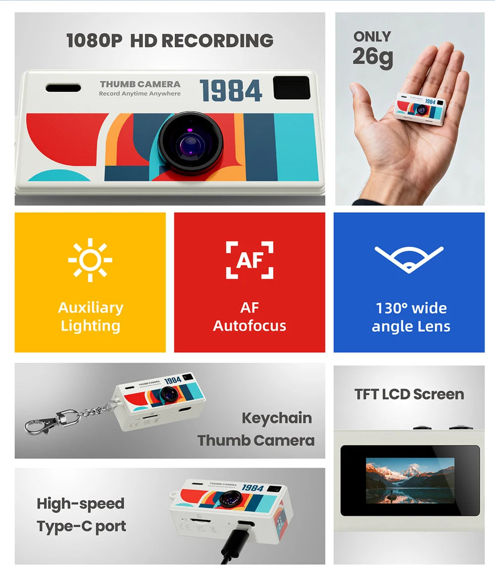 Mini Camera 1080P HD Recorder