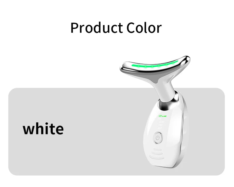 Electric Wrinkle Remover LED Photon Face Neck Beauty Device