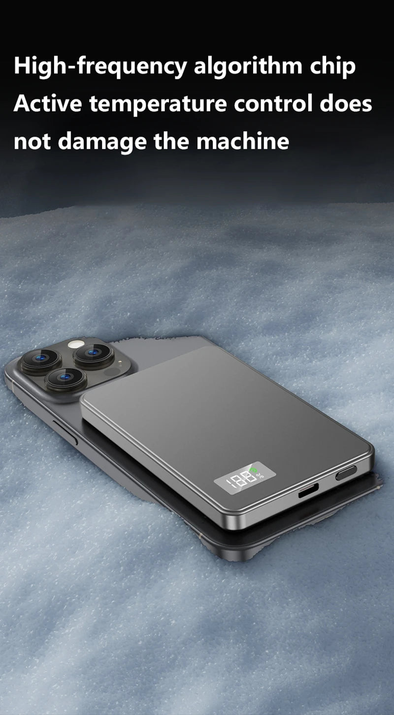 20000mAh Thin Portable Magnetic Wireless Power Bank
