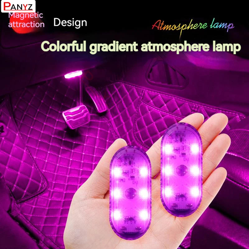 New Car Wireless Touch Lights With Magnet USB Rechargeable