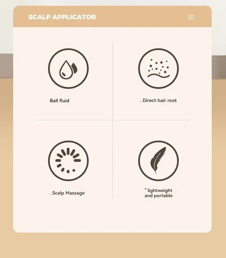 Scalp Applicator Hair Regrowth & Styling Solution
