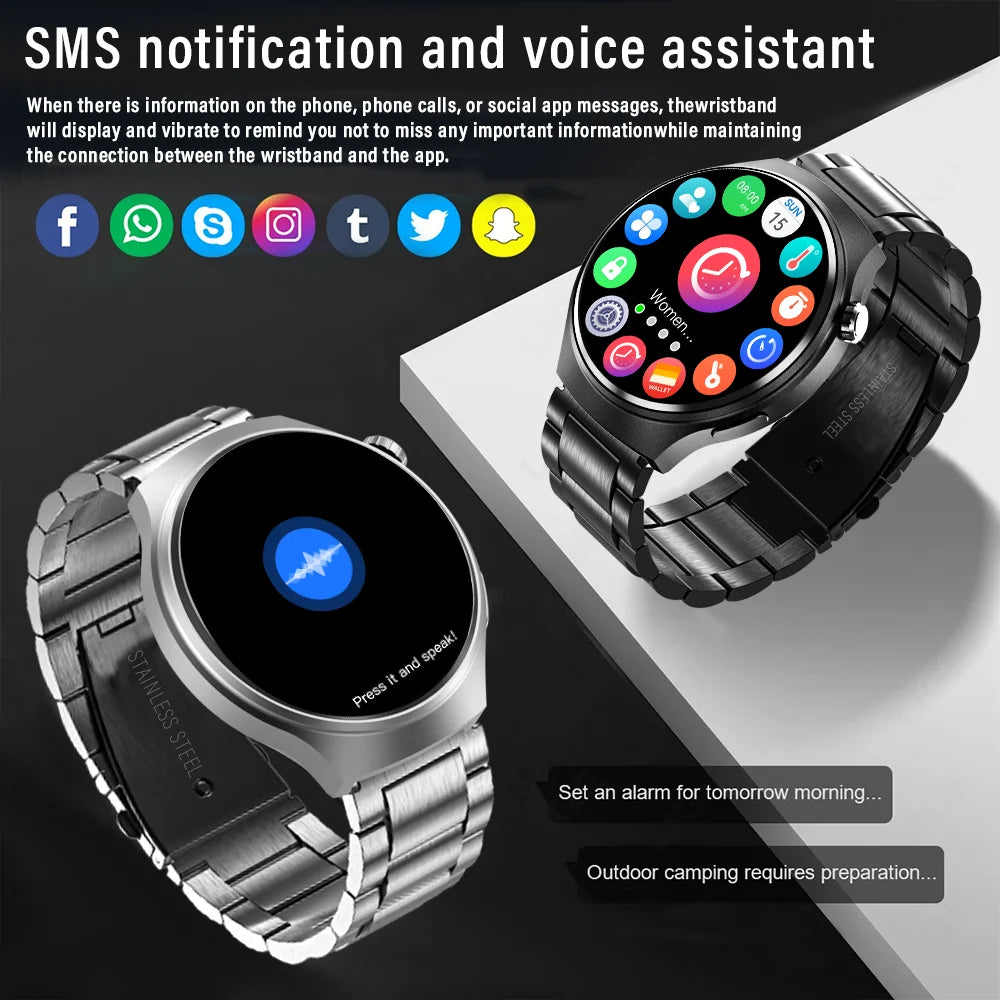New Men's Smart Watch HD Display Health Tracking