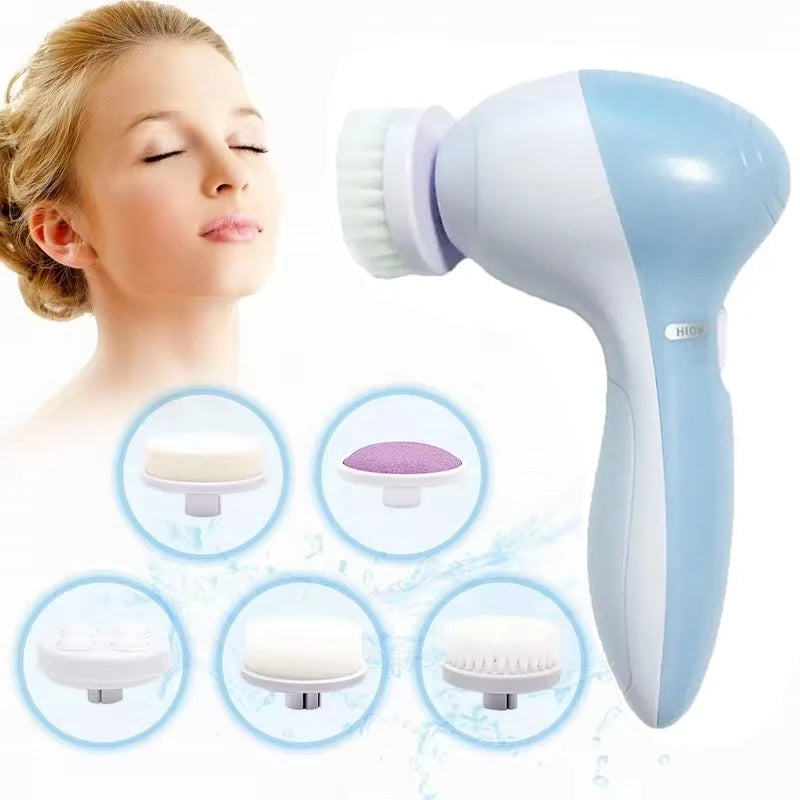 Electric Facial Cleaner Brush Skin Care Massage Blackhead Cleaning Facial Cleanser Tools