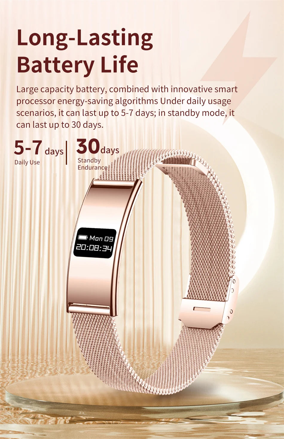 Men Women Smart Bracelet Heart Rate