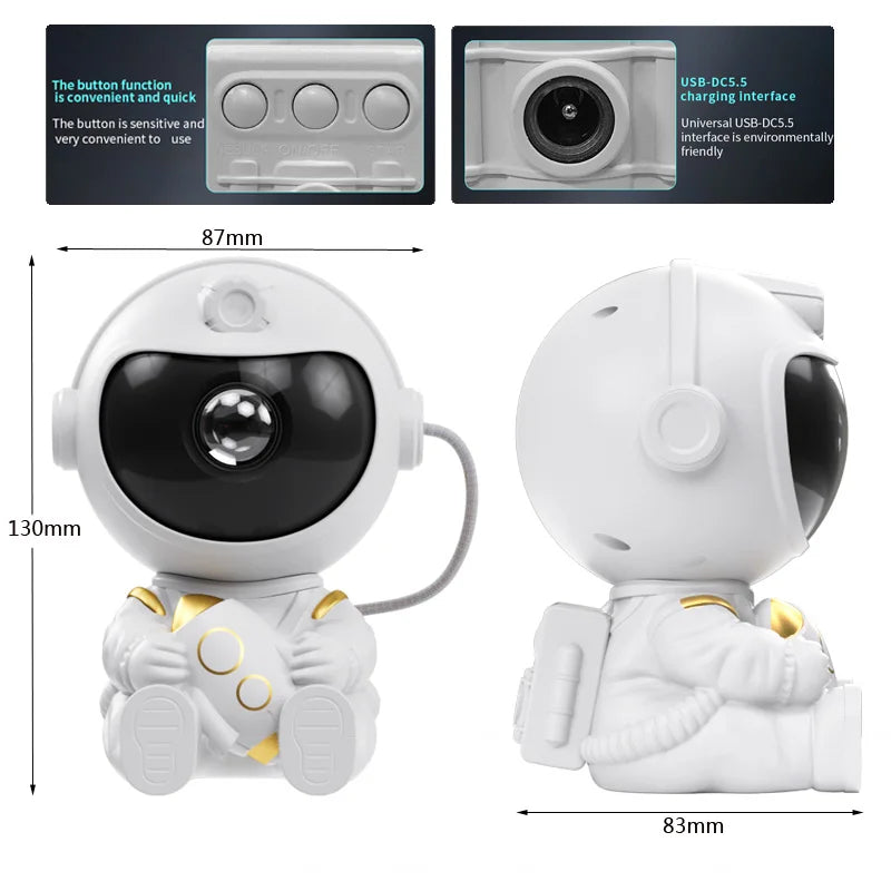 LED Star Galaxies Projector Night Light