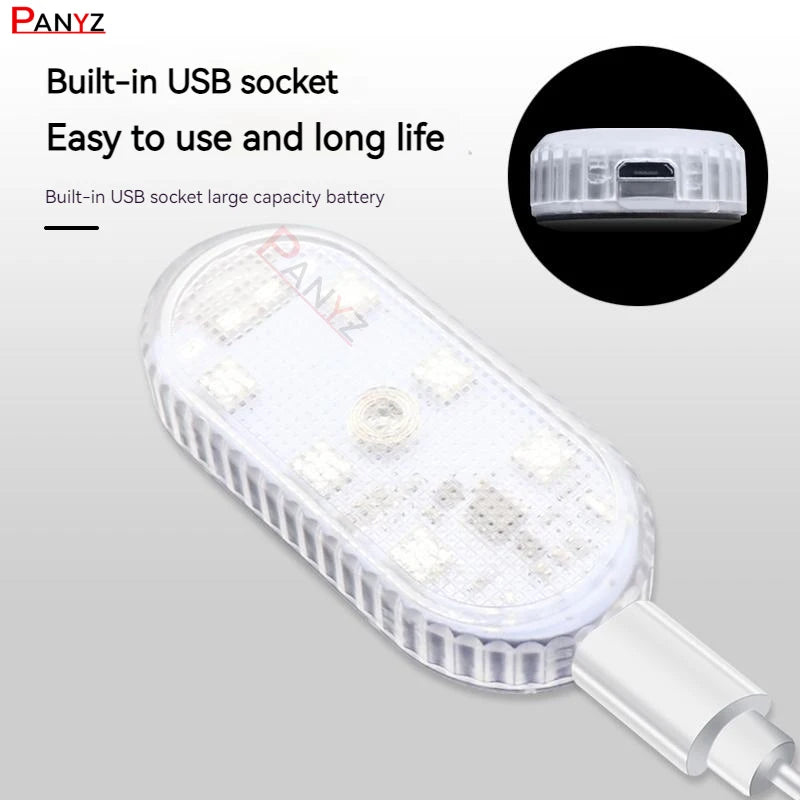 New Car Wireless Touch Lights With Magnet USB Rechargeable
