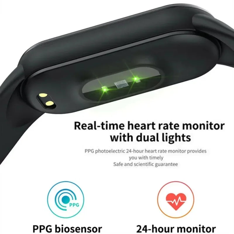 New M5 Smart Watch Digital Men Women Bluetooth Fitness Tracker Watch Sport Heart Rate Blood Pressure for Android iOS Smart watch