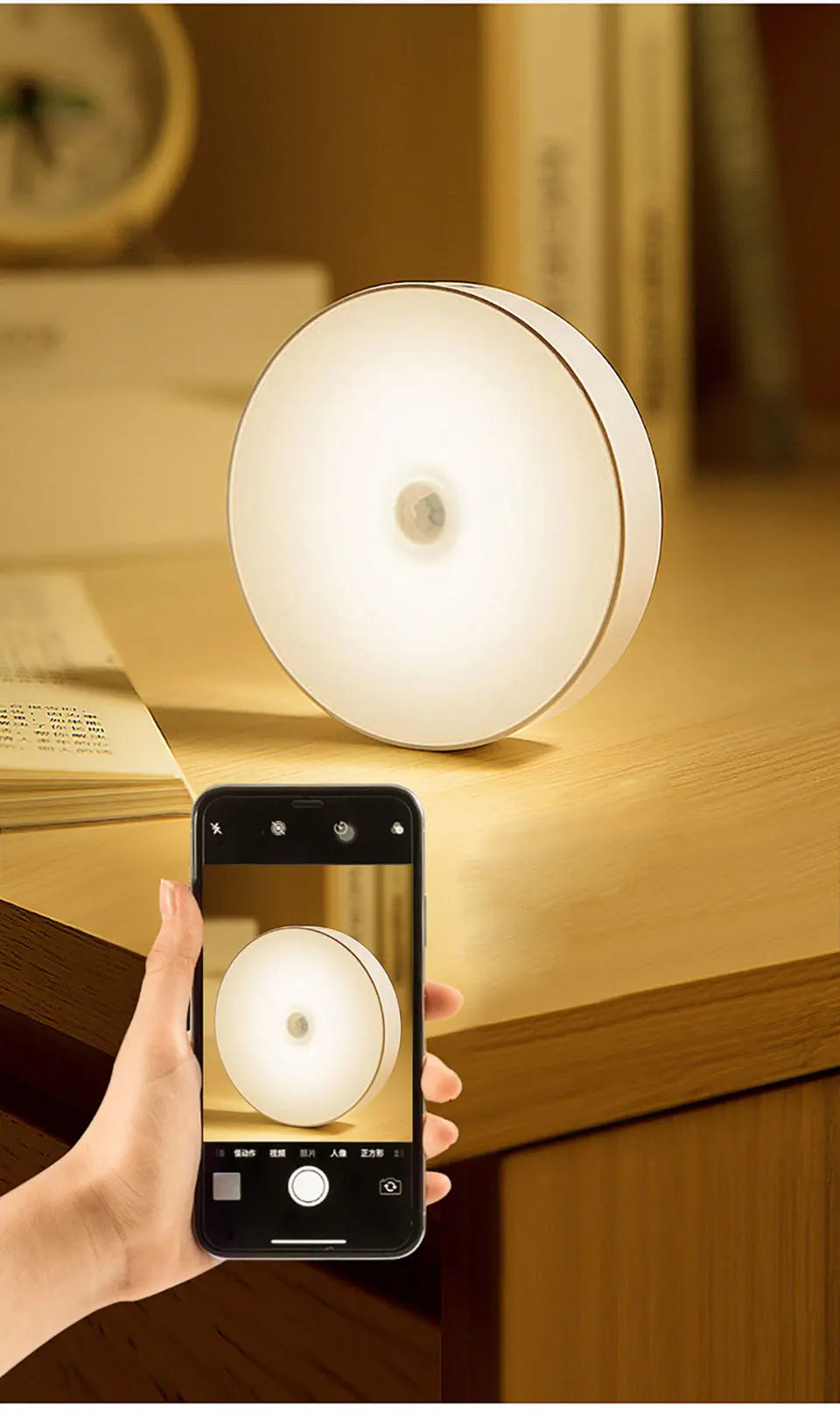 Motion Sensor Light USB Rechargeable Night Light