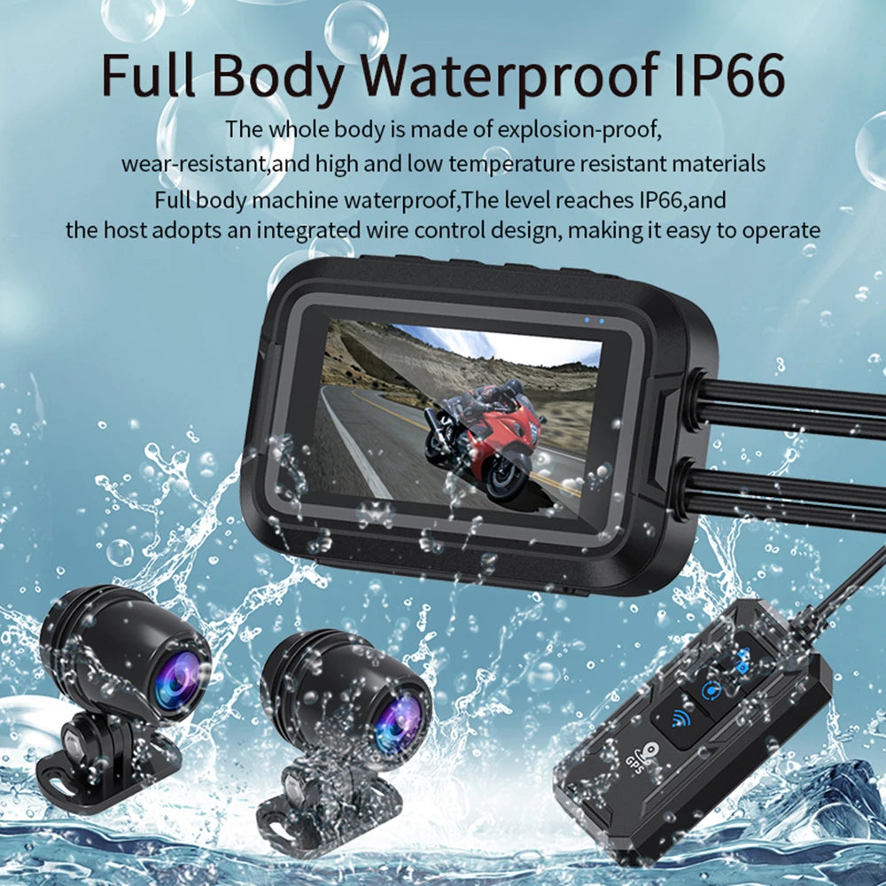 Motorcycle DVR Full Body Waterproof Moto Camera