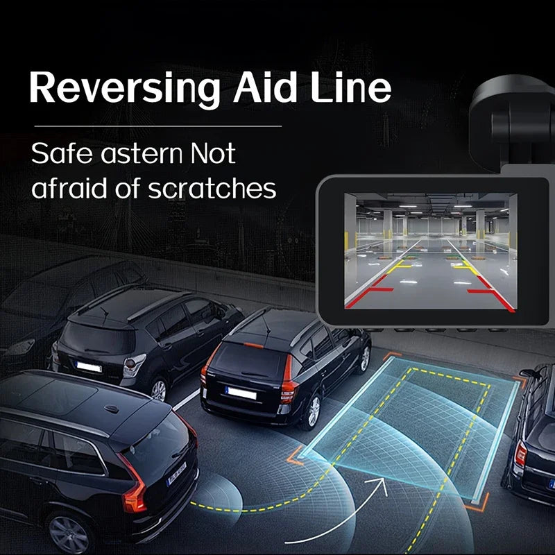 HD 1080P Video Front Built-in and Rear Camera W/IR Night Vision car accessories