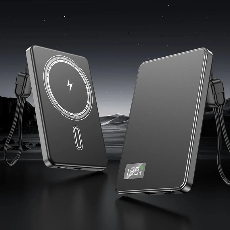 20000mAh Thin Portable Magnetic Wireless Power Bank