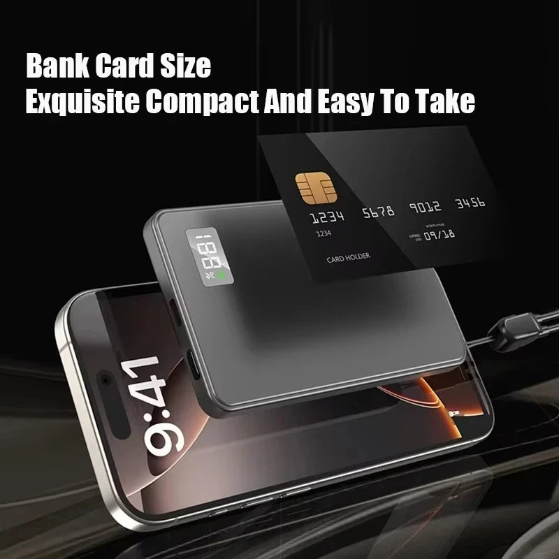 20000mAh Thin Portable Magnetic Wireless Power Bank
