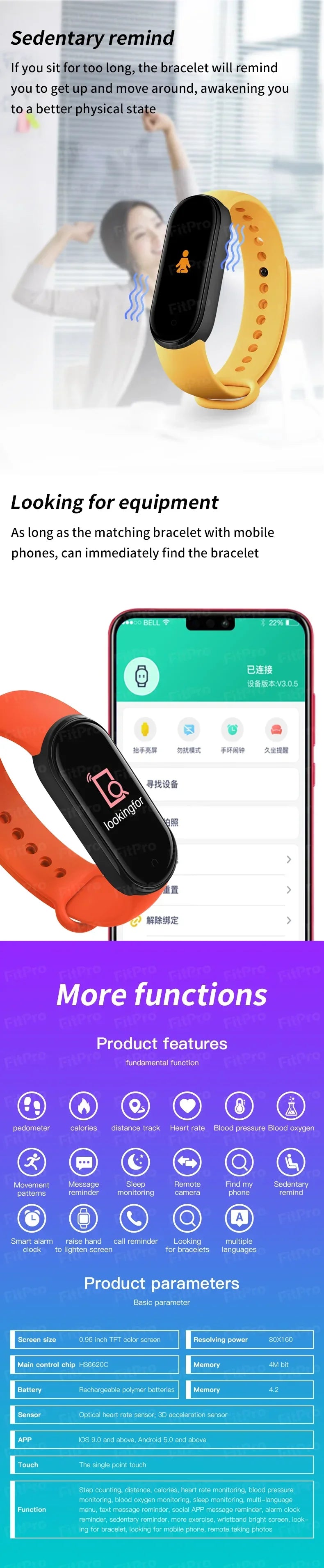 New M5 Smart Watch Digital Men Women Bluetooth Fitness Tracker Watch Sport Heart Rate Blood Pressure for Android iOS Smart watch