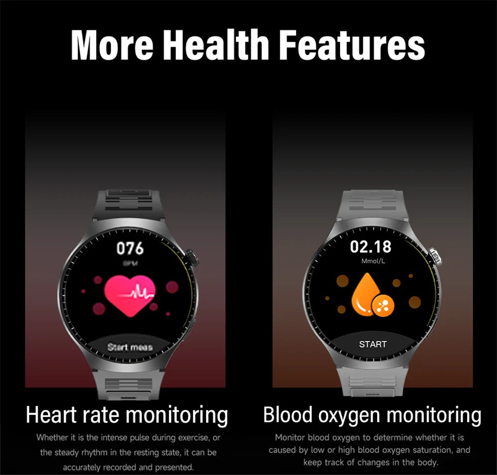 New Men's Smart Watch HD Display Health Tracking