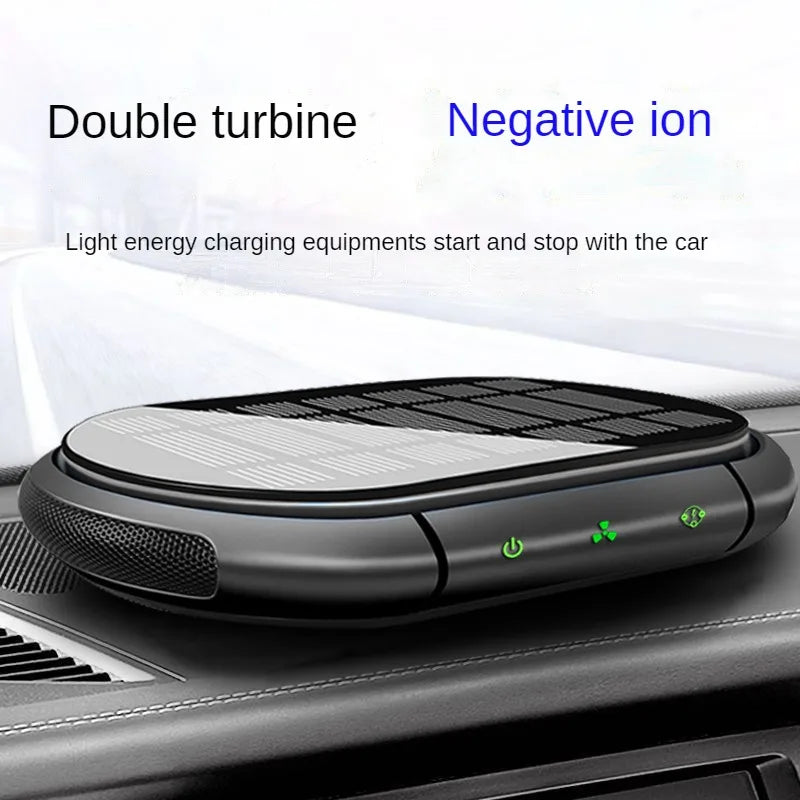 Solar Air Purifier Car USB Rechargeable