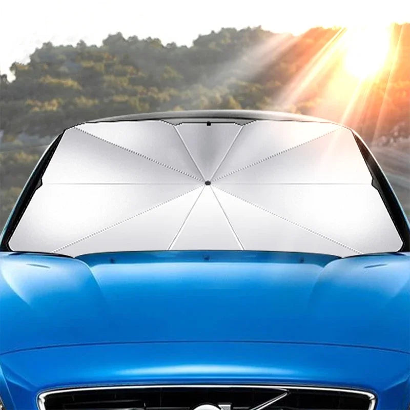 Car Windshield Sun Shade, Foldable Umbrella Sunshade/Cover