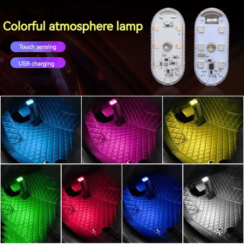 New Car Wireless Touch Lights With Magnet USB Rechargeable