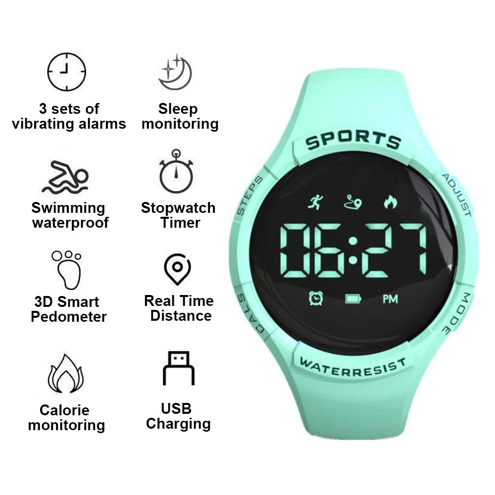 LED Smart Bracelet Multifunctional Fitness Wristband Sport Bracelet