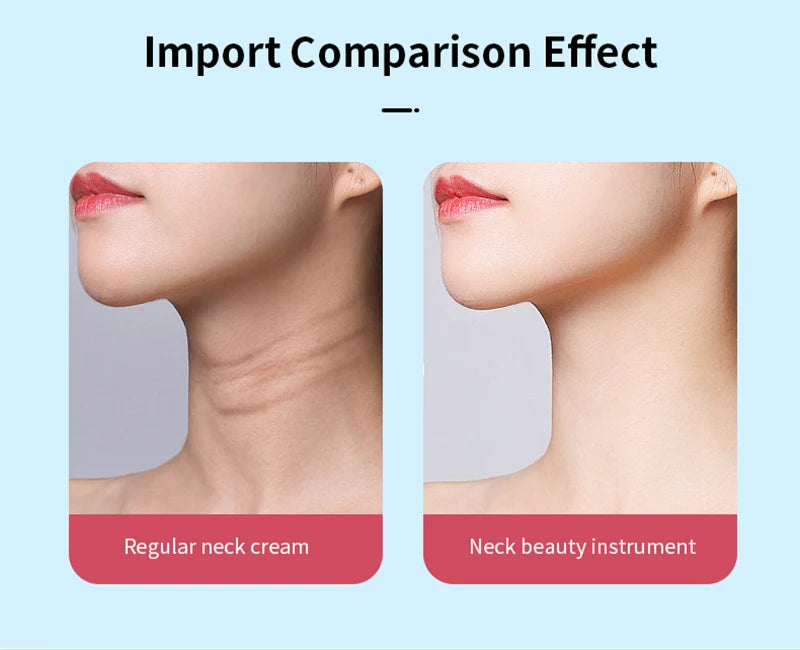 Electric Wrinkle Remover LED Photon Face Neck Beauty Device