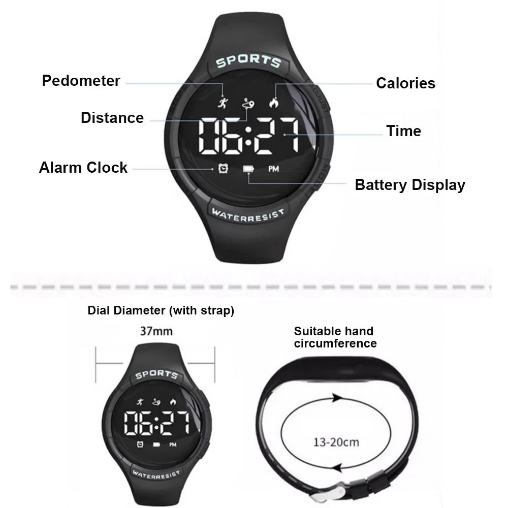 LED Smart Bracelet Multifunctional Fitness Wristband Sport Bracelet