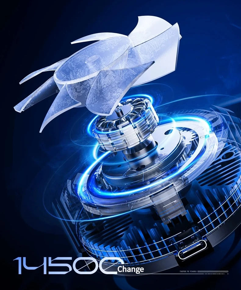 Mini high-speed waist fan,