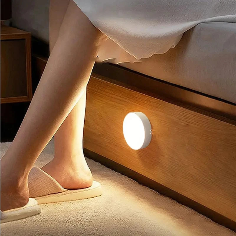 Motion Sensor Night Light - Wireless LED Detector Lamp for Bedroom,