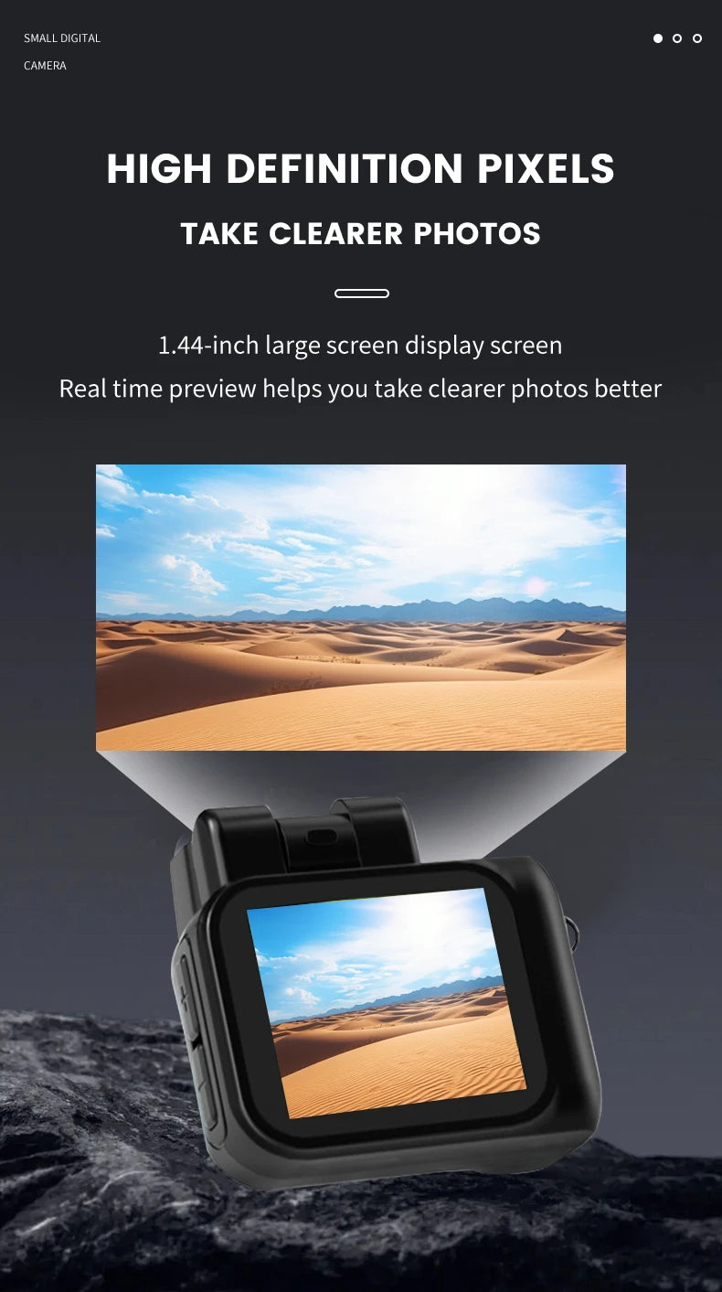 Mini Camera With Screen HD 1080P Portable