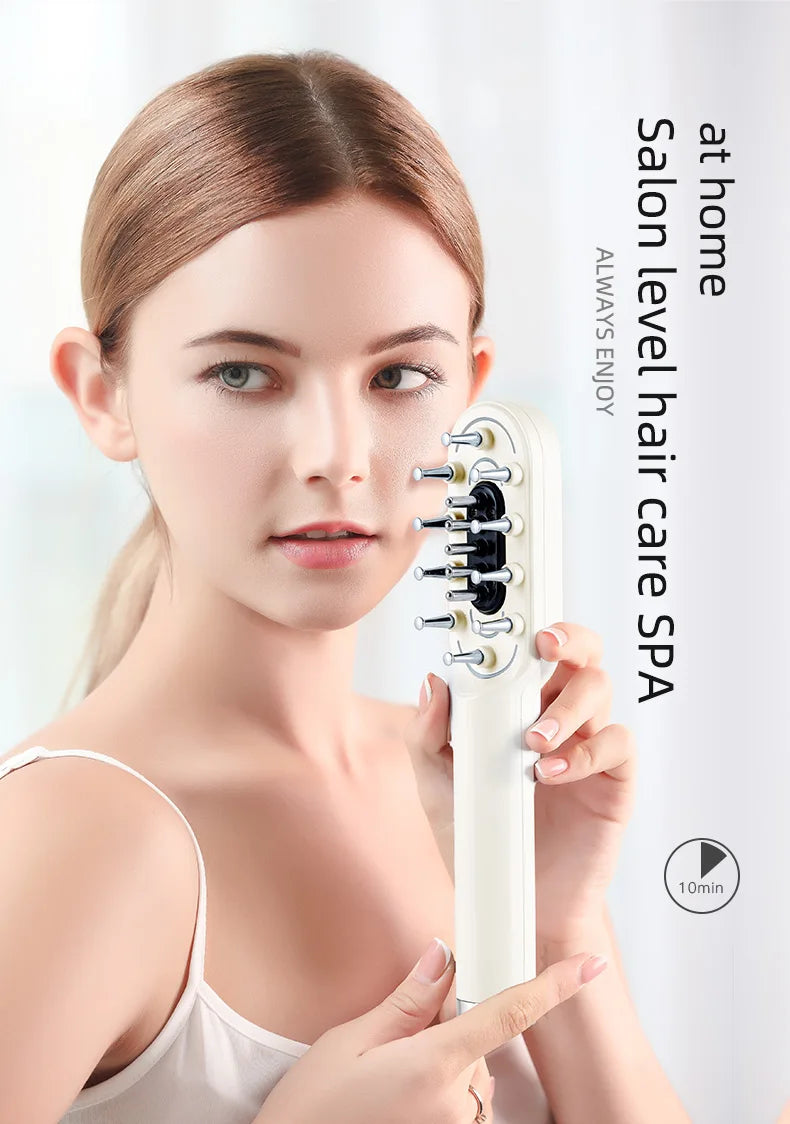 Electric Massage Comb Hair Growth Applicator Anti-Hair Loss Treatment