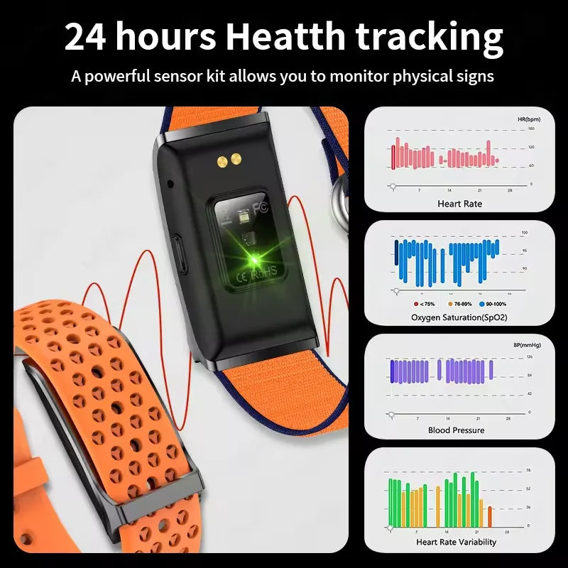 Smart Watch Heart Rate Sleep Smartwatch Waterproof Bracelet Sport Fitness Tracker