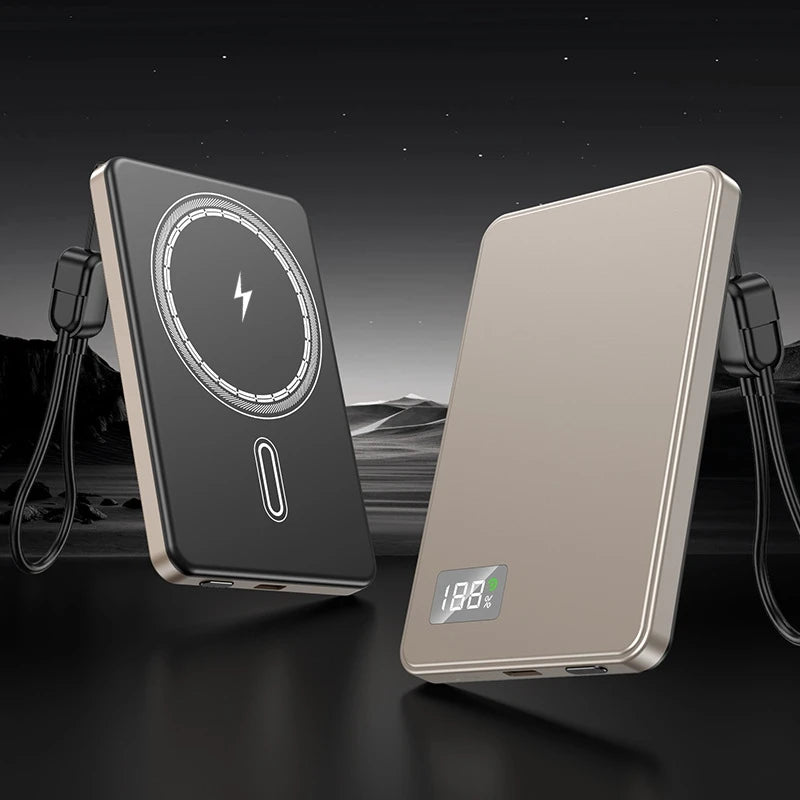 20000mAh Thin Portable Magnetic Wireless Power Bank