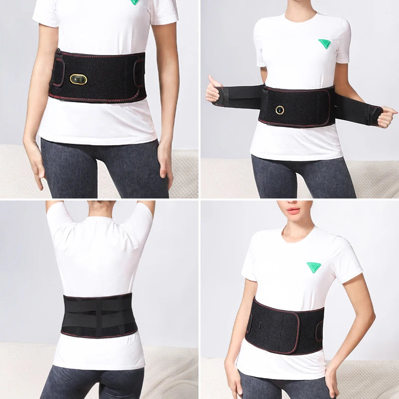 Therapy Belt -3-Gear Heat & Vibration, Relieves Lower Back Pain