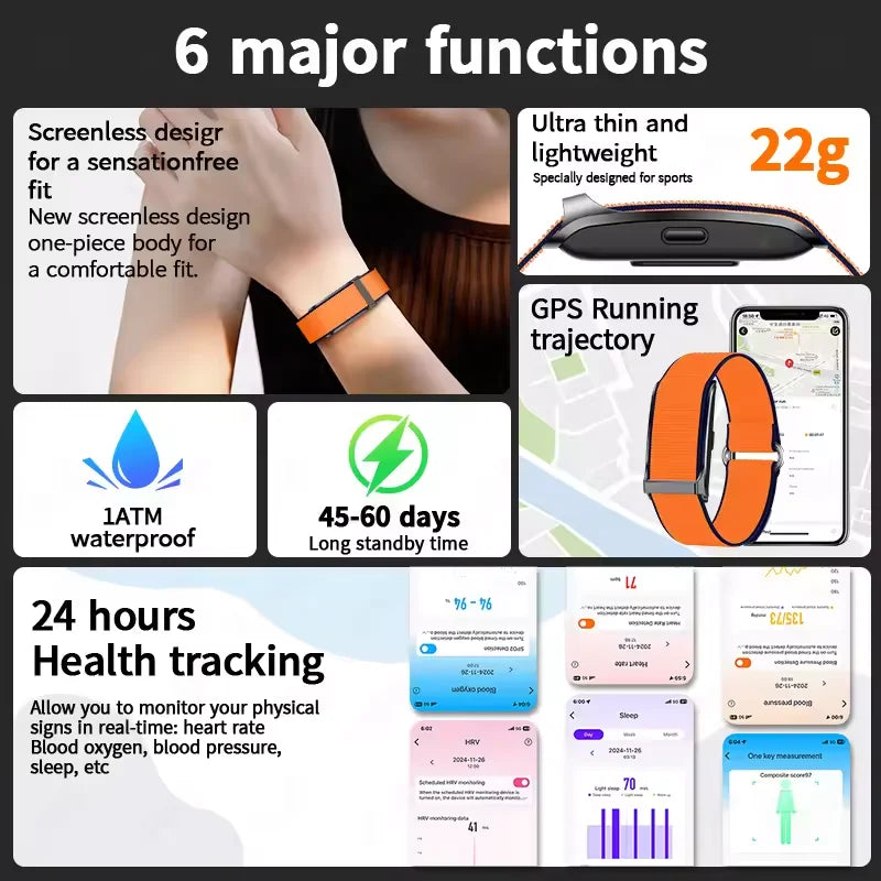 Smart Watch Heart Rate Sleep Smartwatch Waterproof Bracelet Sport Fitness Tracker