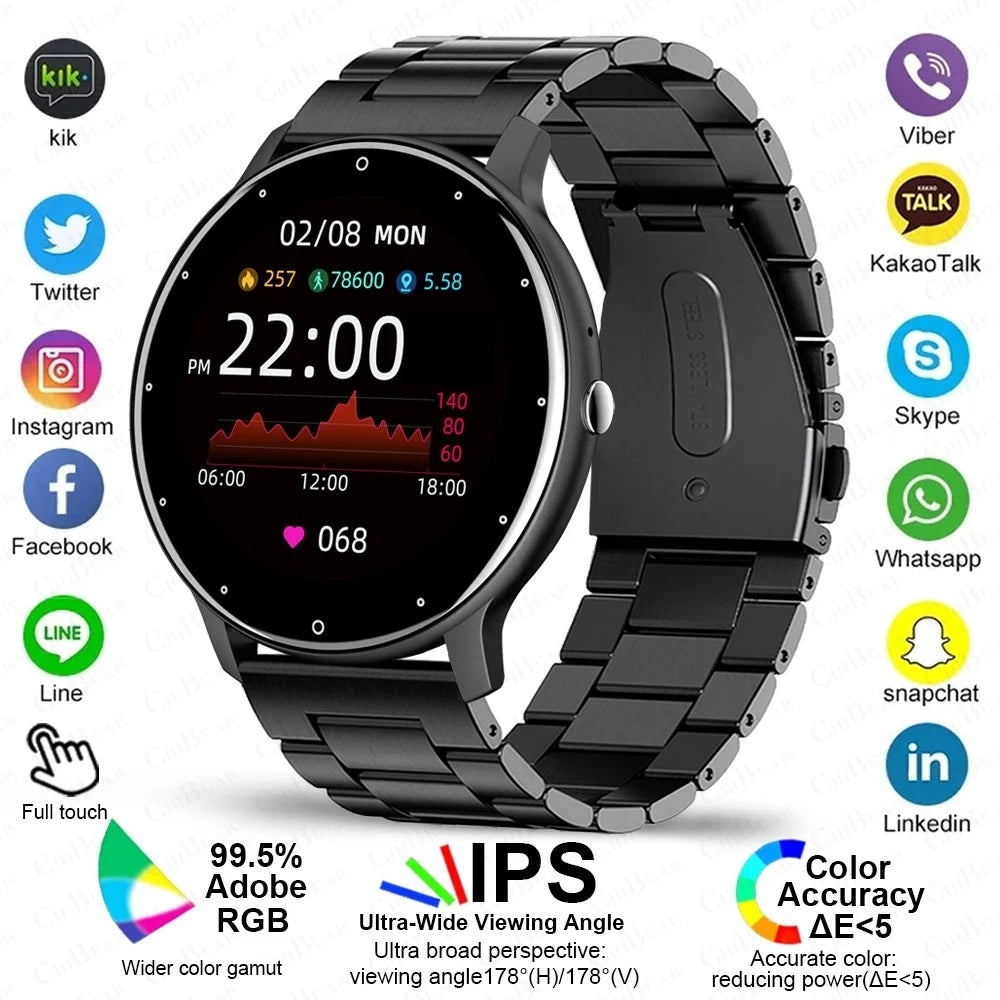 New Sport Smartwatch Men Sports Fitness Wristband IP68 Waterproof