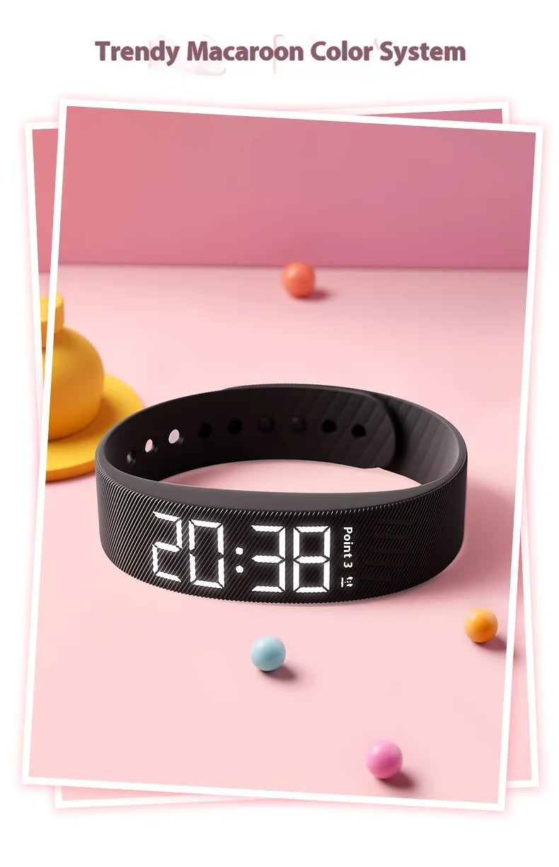 Smart Watch Pedometer Fitness Bracelet Step Count Multi Sport Mode