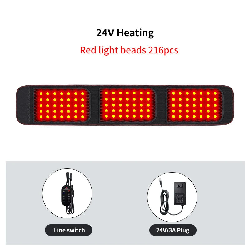 Therapy Belt -3-Gear Heat & Vibration, Relieves Lower Back Pain