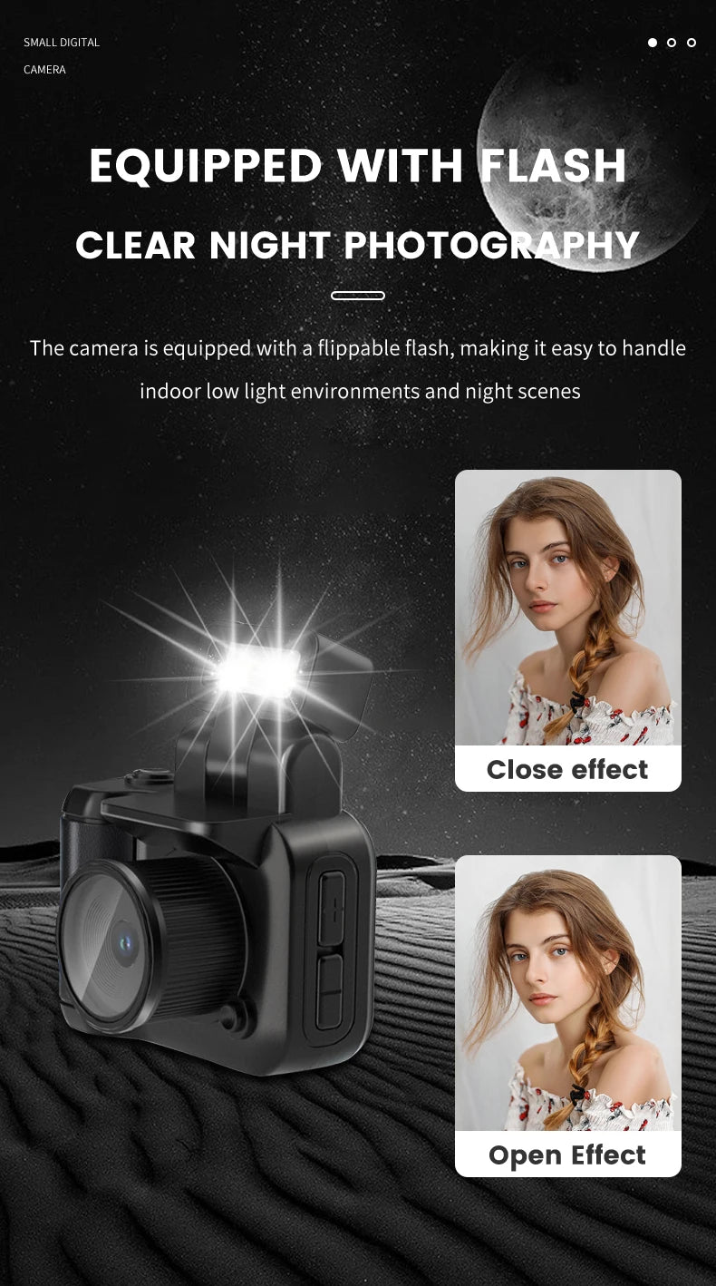 Mini Camera With Screen HD 1080P Portable