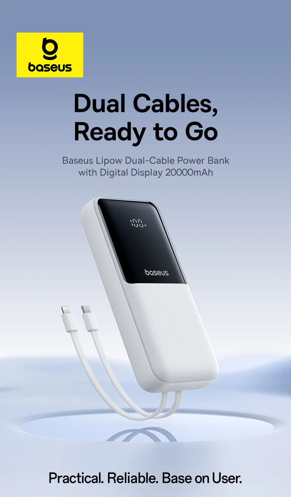 Power Bank 20000mAh PD 22.5W Fast Charging