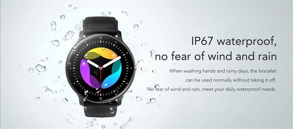 New Sport Smartwatch Men Sports Fitness Wristband IP68 Waterproof