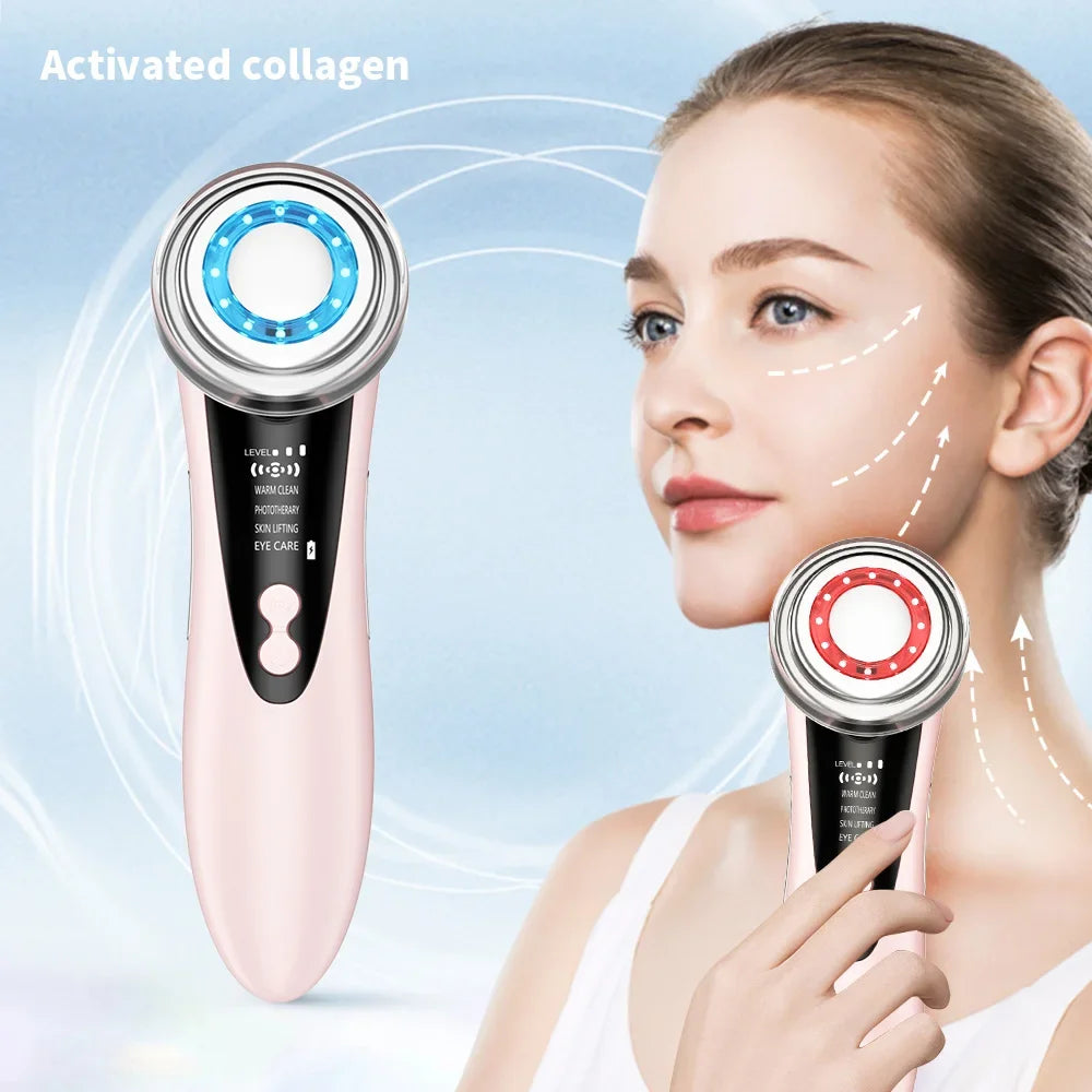 Face Lift Beauty Device LED Red Blue Light