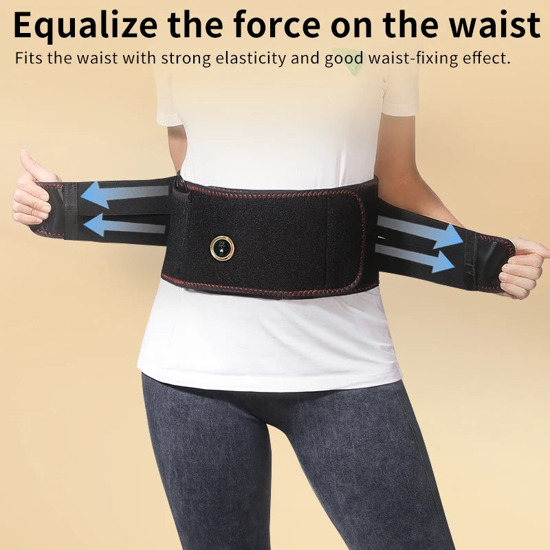 Therapy Belt -3-Gear Heat & Vibration, Relieves Lower Back Pain