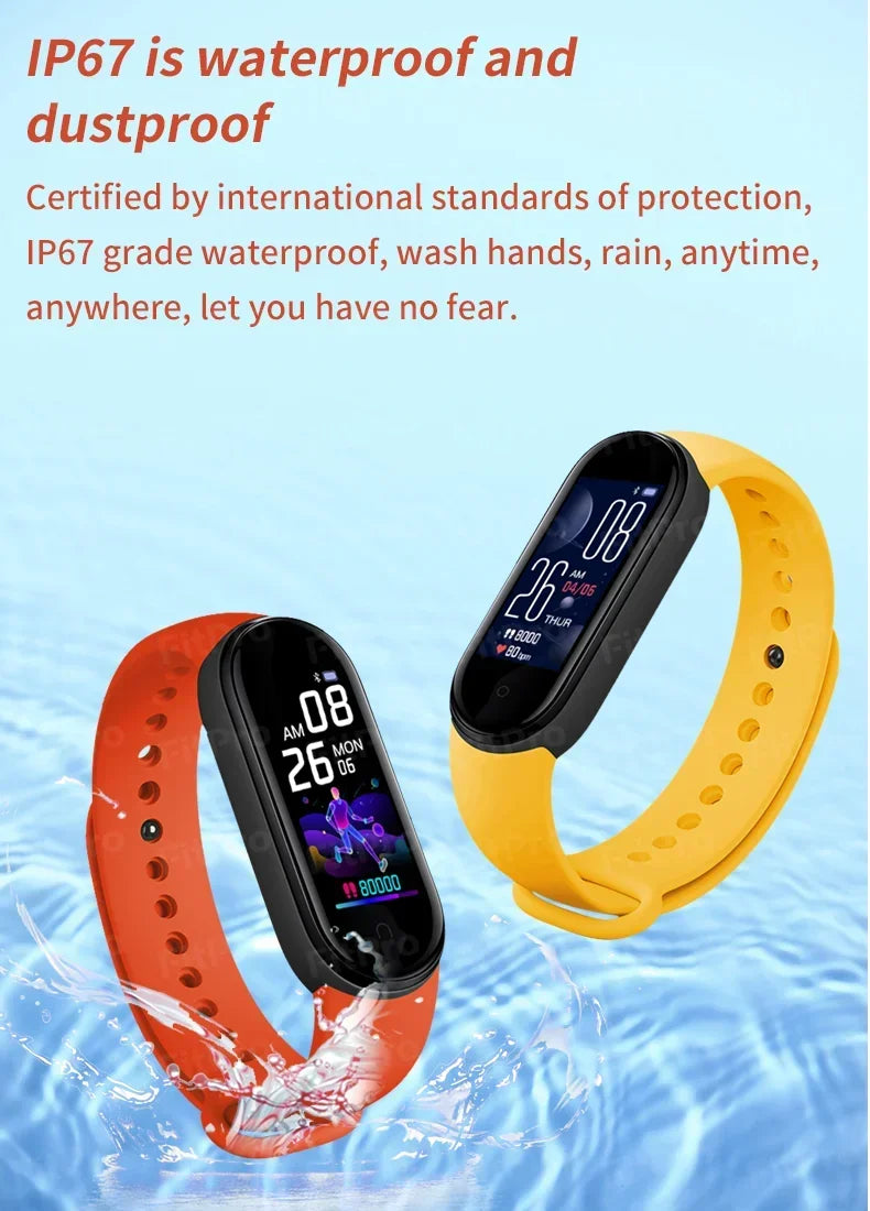 New M5 Smart Watch Digital Men Women Bluetooth Fitness Tracker Watch Sport Heart Rate Blood Pressure for Android iOS Smart watch