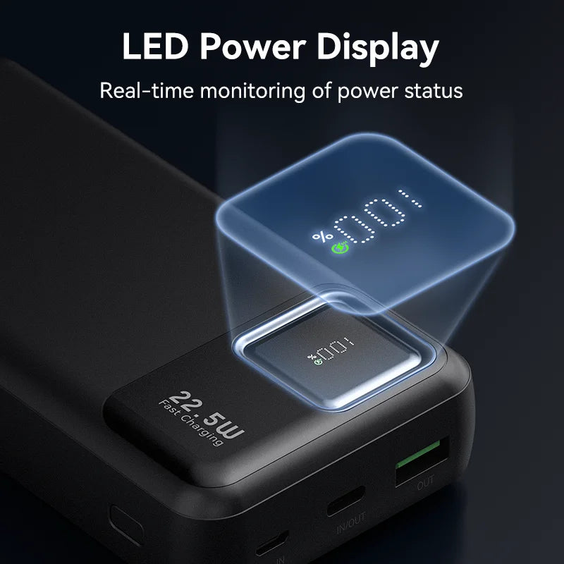 20000mAh Power Bank Portable External Battery 22.5W Fast Charging Portable Charger