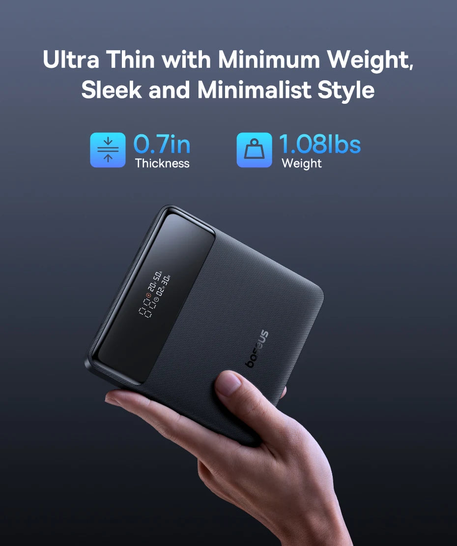 100W Power Bank 20000mAh Capacity PD Fast Charging Battery Charger Power bank