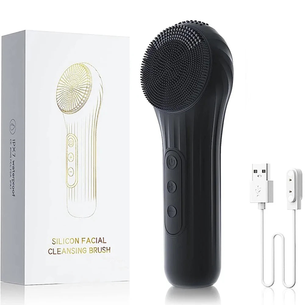 Facial Cleansing Brush Rechargeable Scrubber