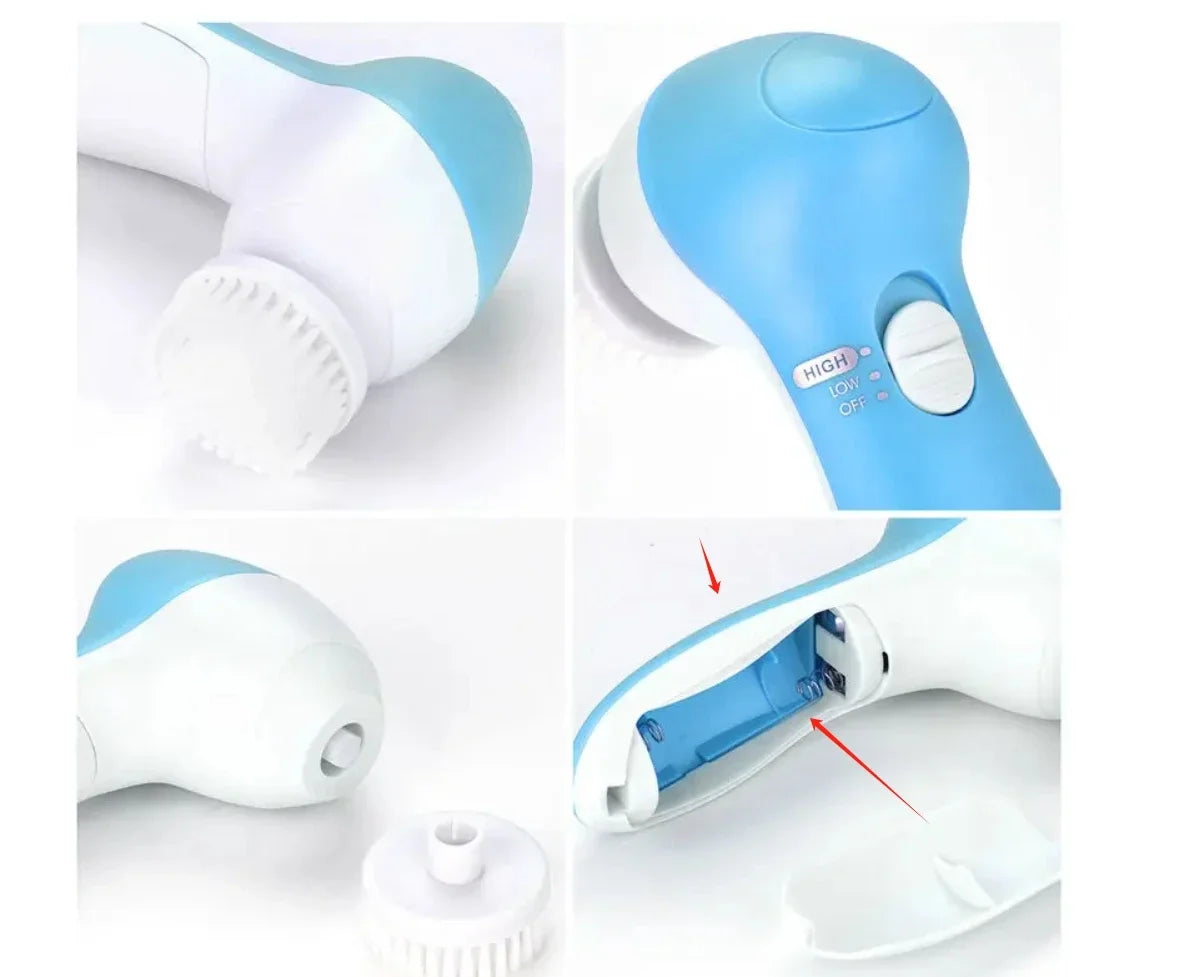 Electric Facial Cleaner Brush Skin Care Massage Blackhead Cleaning Facial Cleanser Tools