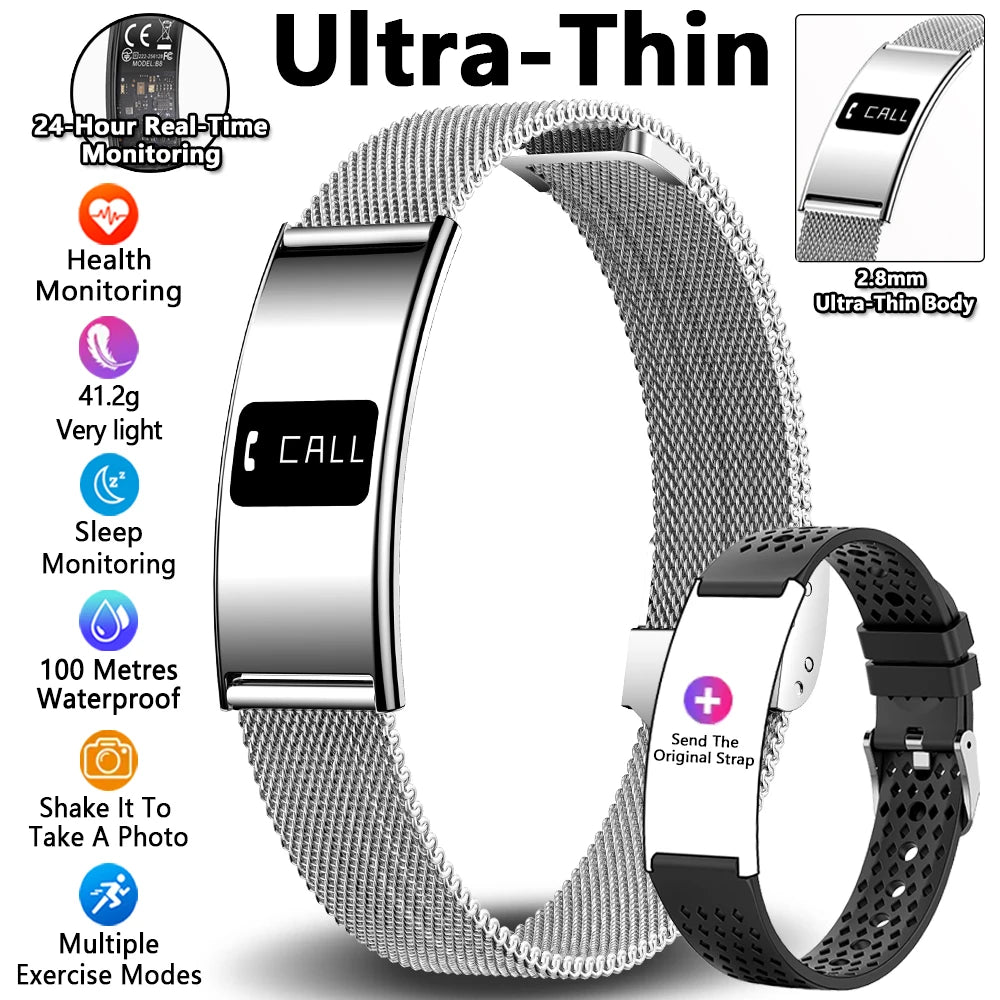 Men Women Smart Bracelet Heart Rate