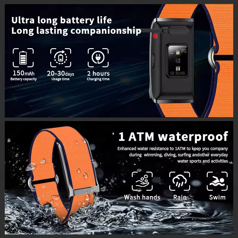 Smart Watch Heart Rate Sleep Smartwatch Waterproof Bracelet Sport Fitness Tracker